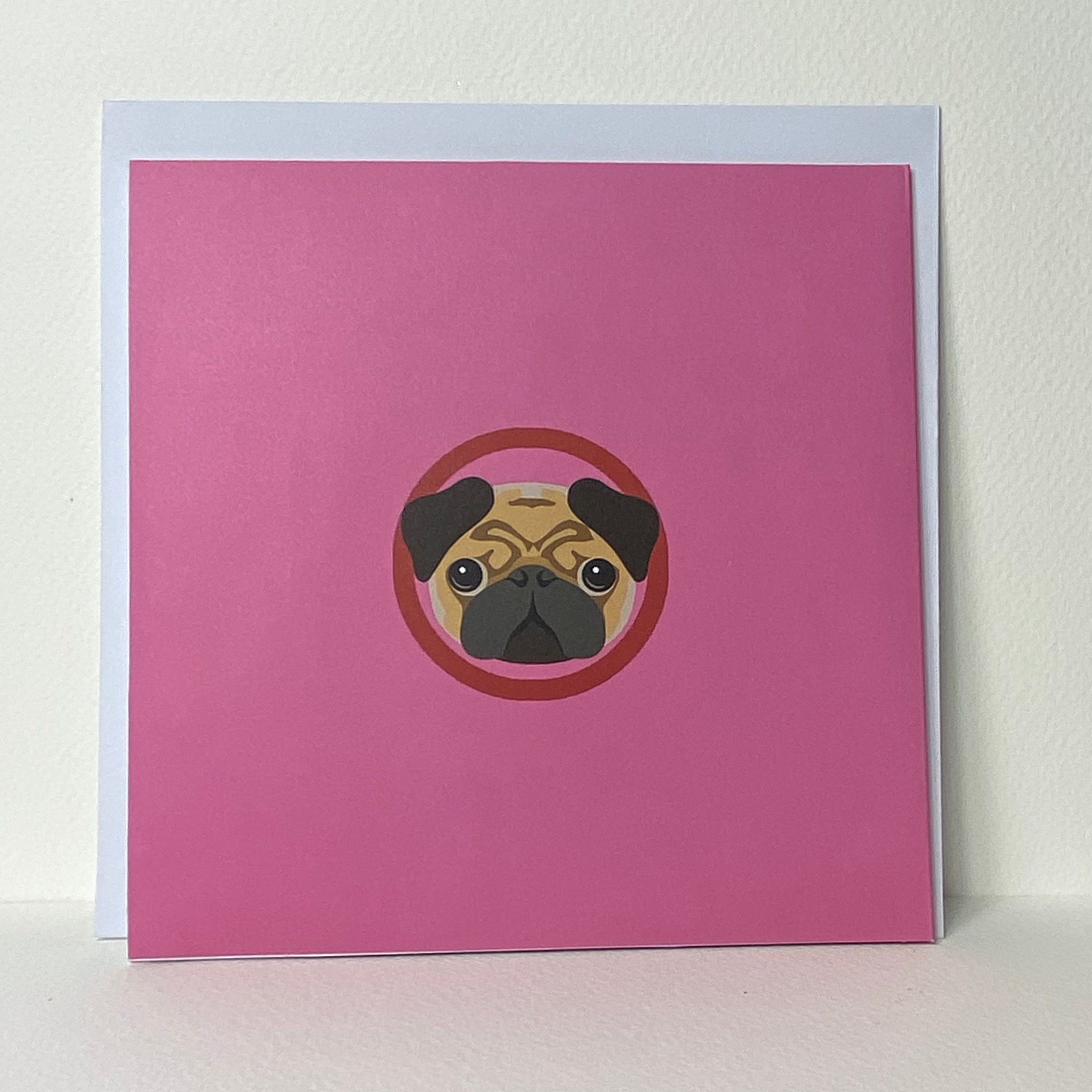 Pug Pop up Card - The Nancy Smillie Shop - Art, Jewellery & Designer Gifts Glasgow