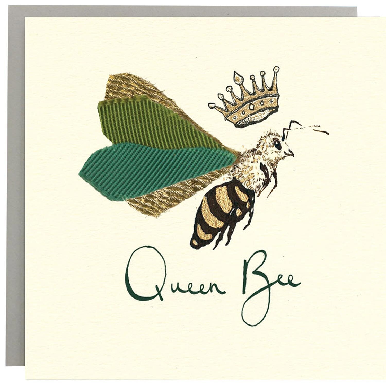 "Queen Bee" Card - The Nancy Smillie Shop - Art, Jewellery & Designer Gifts Glasgow