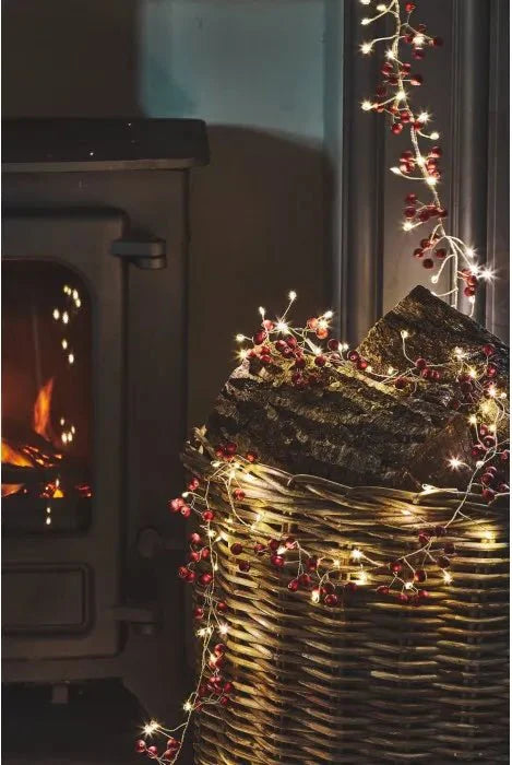 Red Berry Mains Lights - The Nancy Smillie Shop - Art, Jewellery & Designer Gifts Glasgow