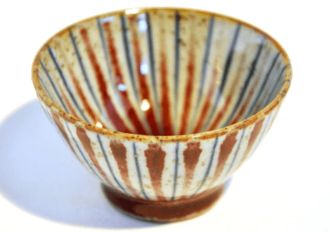Red Pinstripe Mini Olive Bowl - The Nancy Smillie Shop - Art, Jewellery & Designer Gifts Glasgow