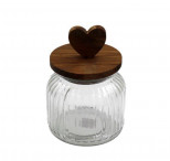 ribbed glass heart lid - All House & Home - Scotland