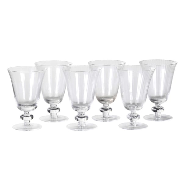 Ribbed Wine Glass - The Nancy Smillie Shop - Art, Jewellery & Designer Gifts Glasgow