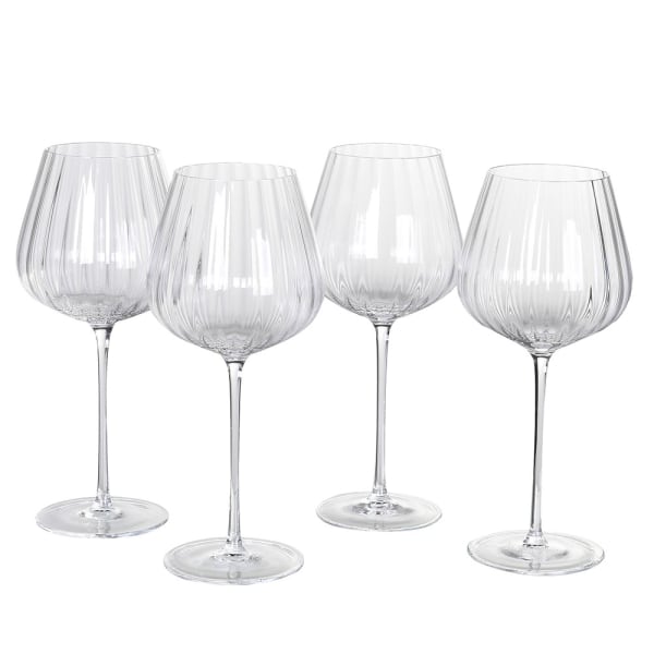 Ribbed Wine Glasses - The Nancy Smillie Shop - Art, Jewellery & Designer Gifts Glasgow