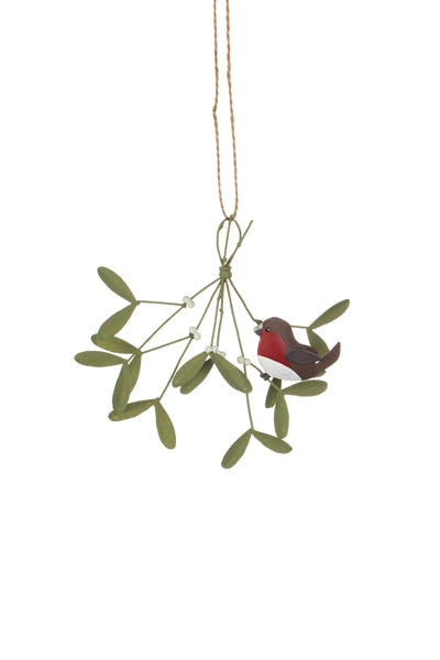 Robin on Mistletoe - The Nancy Smillie Shop - Art, Jewellery & Designer Gifts Glasgow