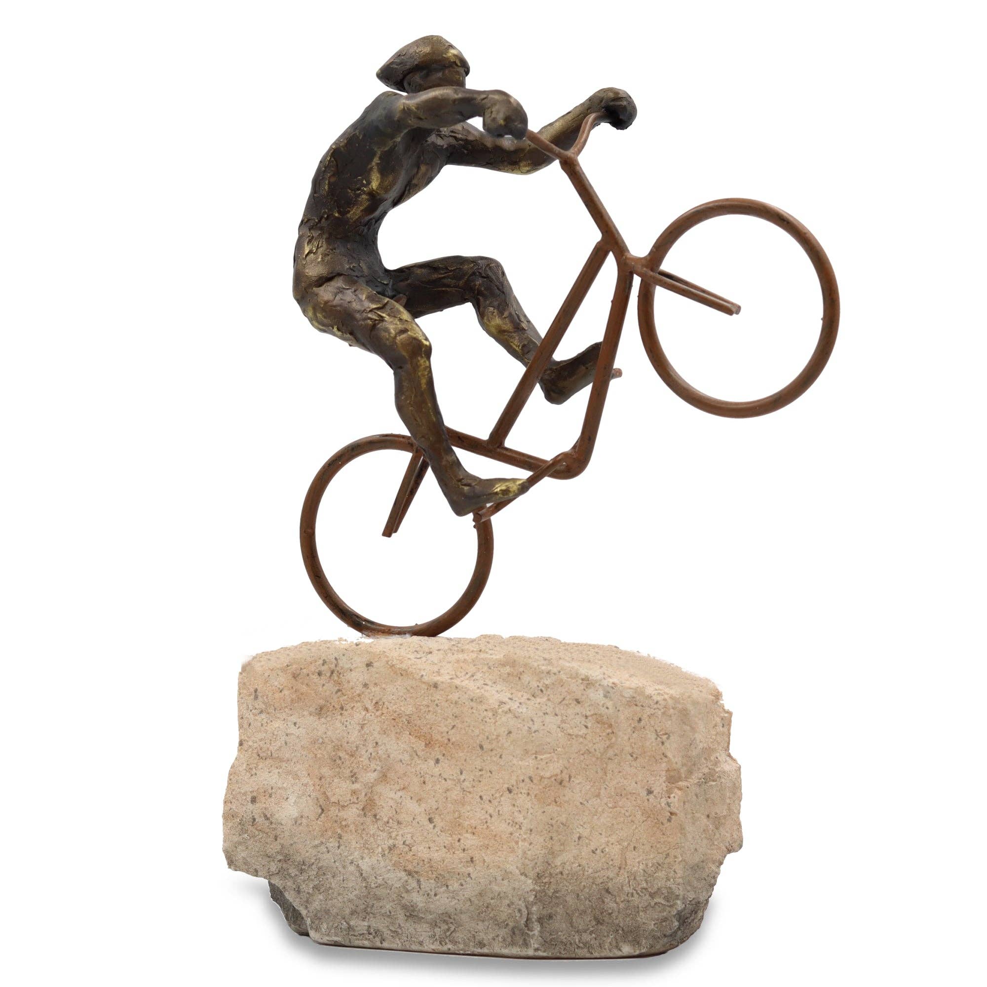 Rock Hopper Cyclist Sculpture - Gifts - Scotland