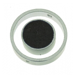 Round Black Felt Necklace | The Nancy Smillie Shop - Art, Jewellery & Designer Gifts Glasgow Scotland