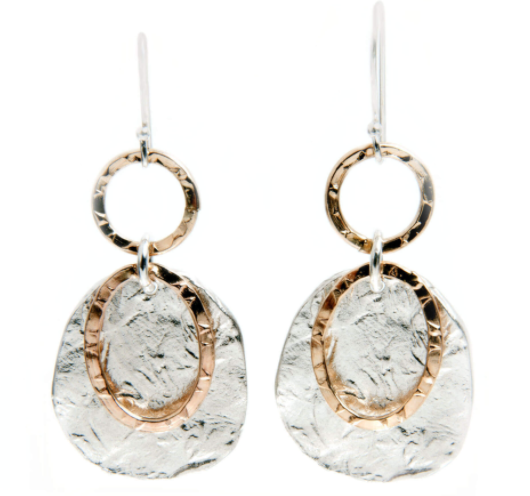 Round Drop Earrings - The Nancy Smillie Shop - Art, Jewellery & Designer Gifts Glasgow