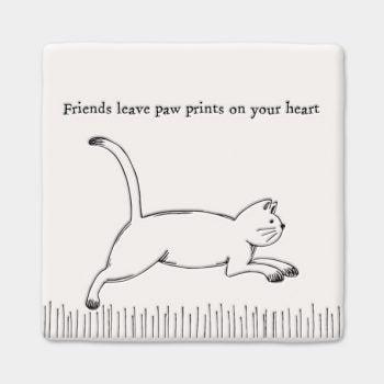 Running Cat Coaster - The Nancy Smillie Shop - Art, Jewellery & Designer Gifts Glasgow