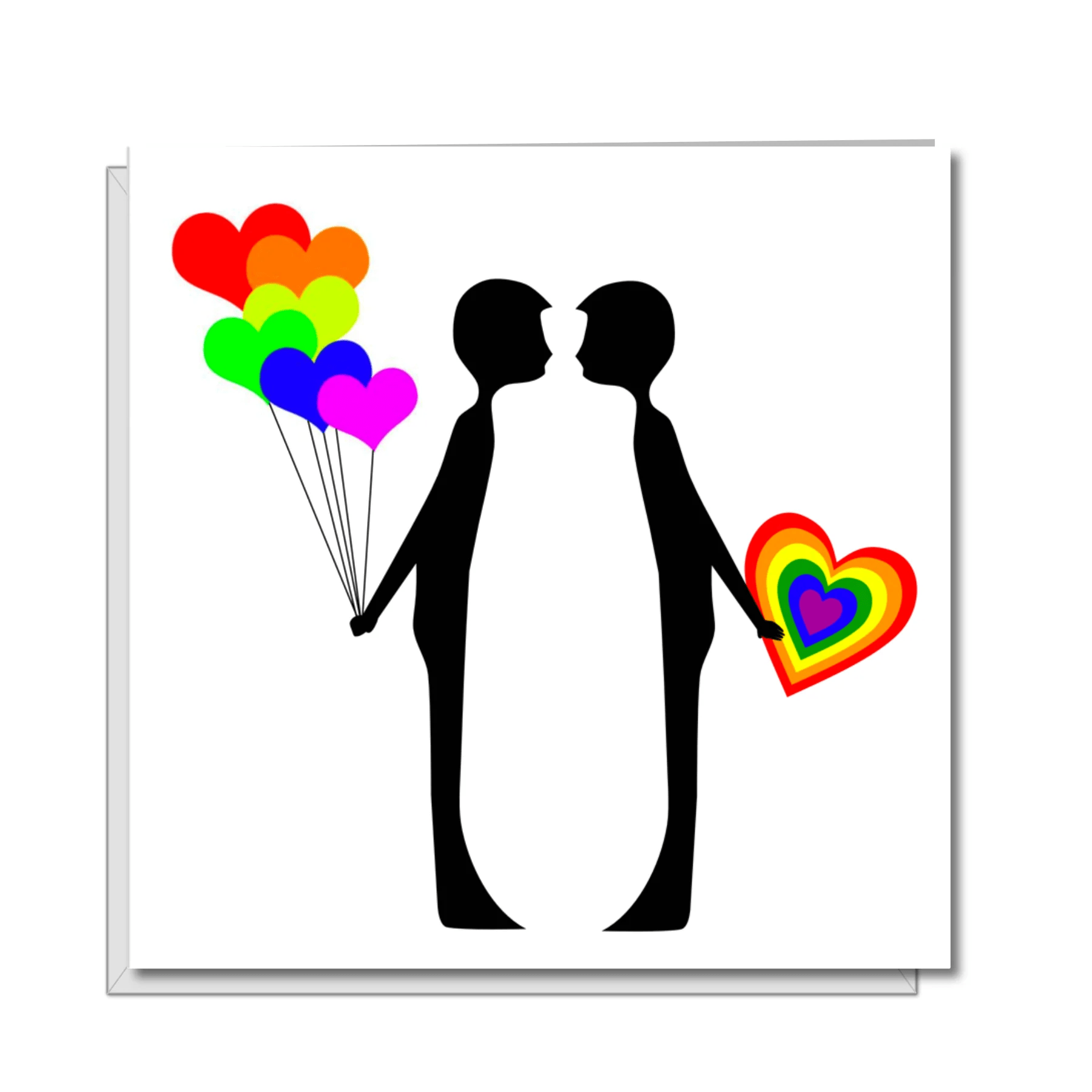 Same Sex Valentines Day Card - The Nancy Smillie Shop - Art, Jewellery & Designer Gifts Glasgow