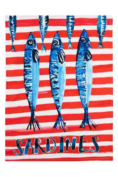 Sardines T-Towel - Gifts - Scotland