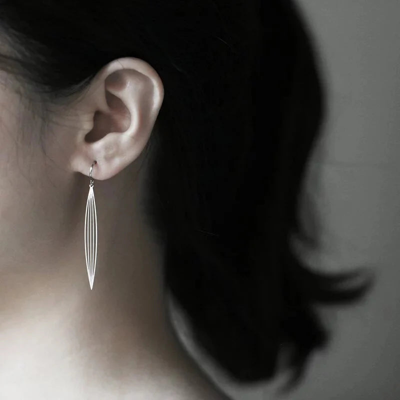 Sasgrass Earrings Silver - The Nancy Smillie Shop - Art, Jewellery & Designer Gifts Glasgow