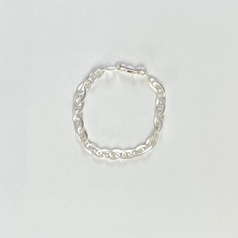 Satin Chain Silver Bracelet - The Nancy Smillie Shop - Art, Jewellery & Designer Gifts Glasgow