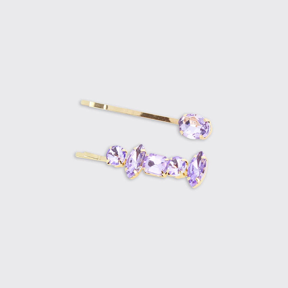 Set of 2 Gemstone Hair Clips: Multi - Gifts Under £10 - Scotland