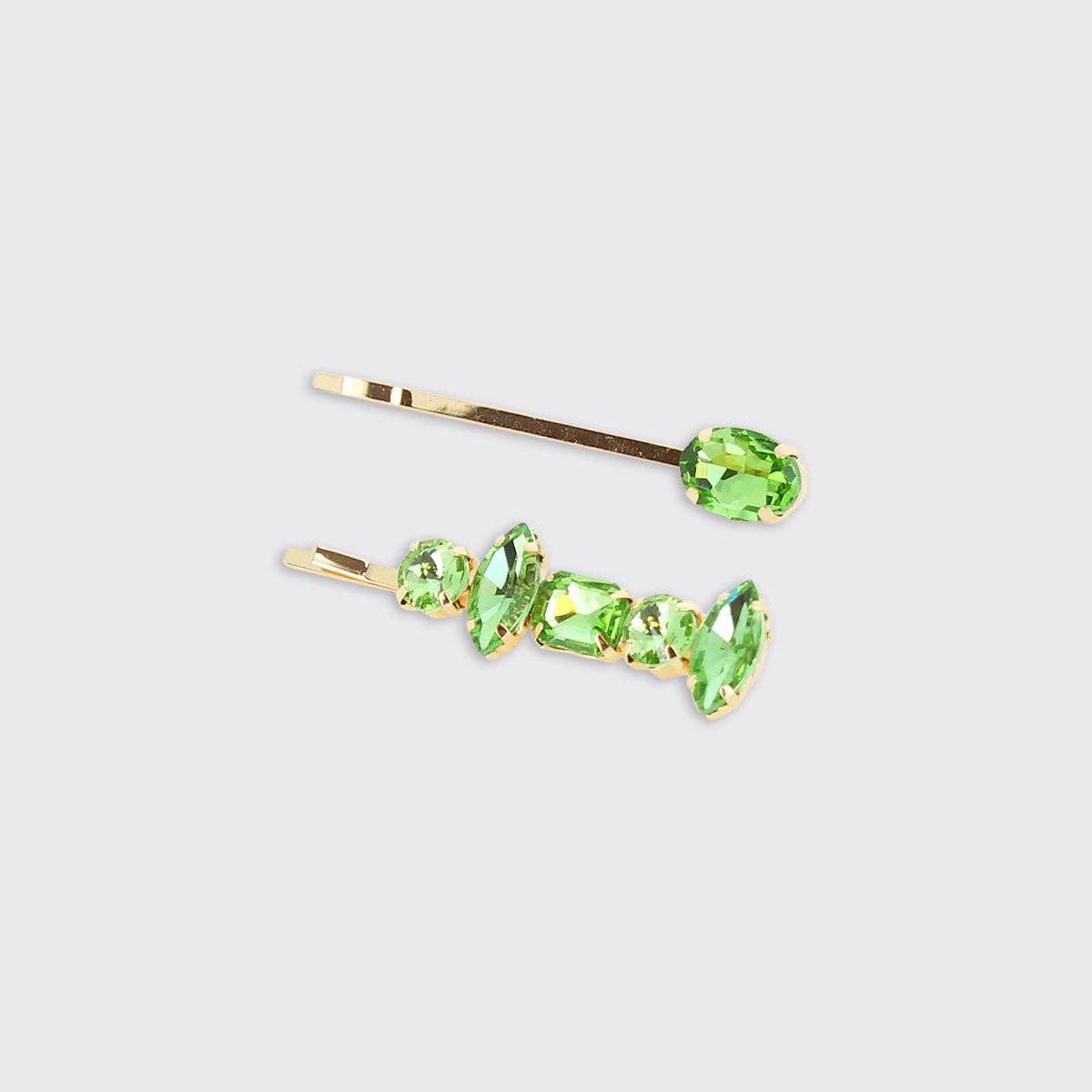 Set of 2 Gemstone Hair Clips: Multi - Gifts Under £10 - Scotland