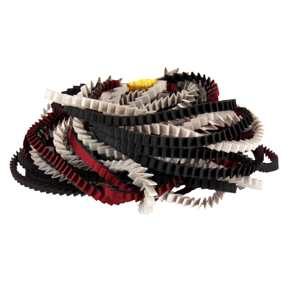 Silver, Black, Bordeaux Strand Necklace - The Nancy Smillie Shop - Art, Jewellery & Designer Gifts Glasgow