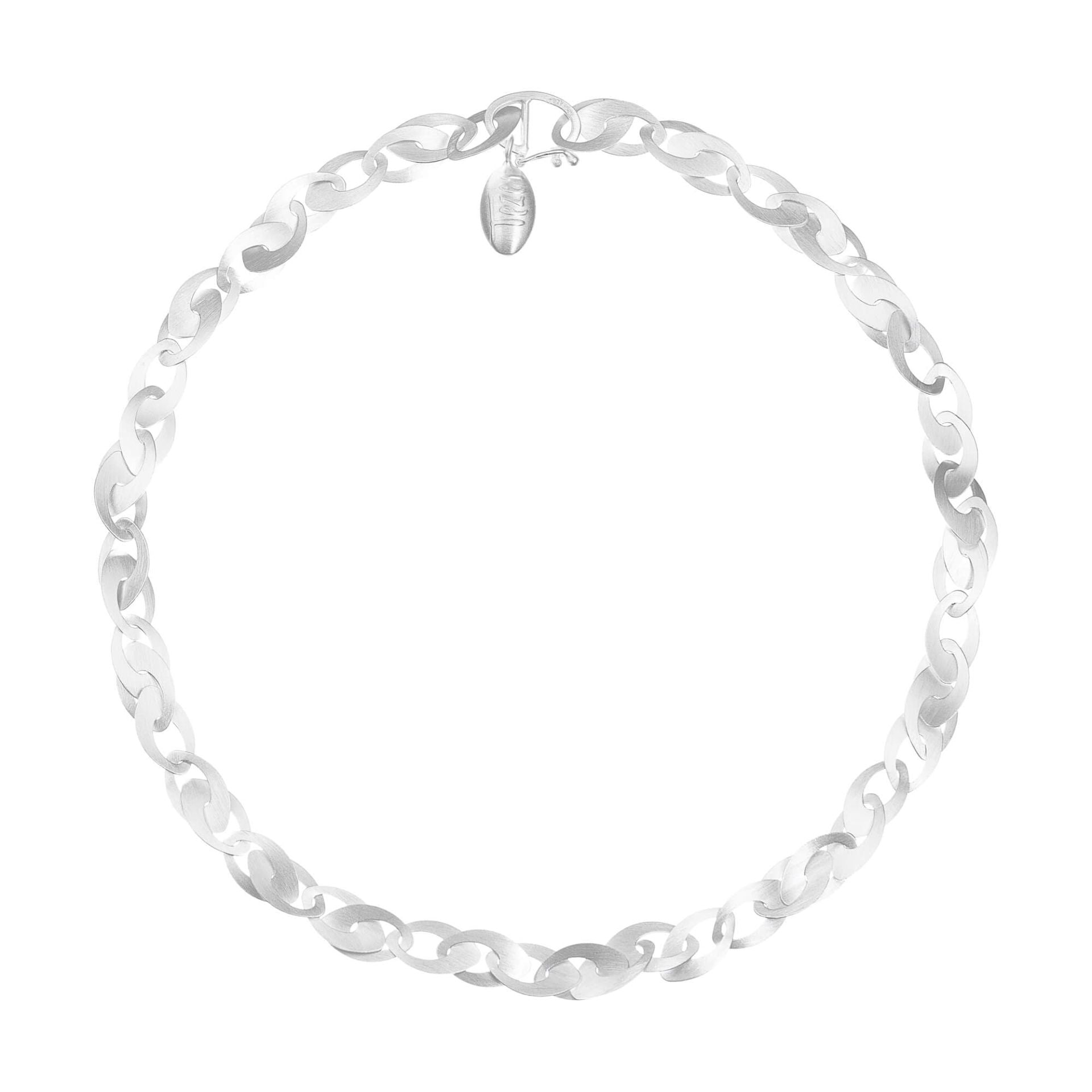 Silver Circle Loop Necklace - Jewellery - Scotland