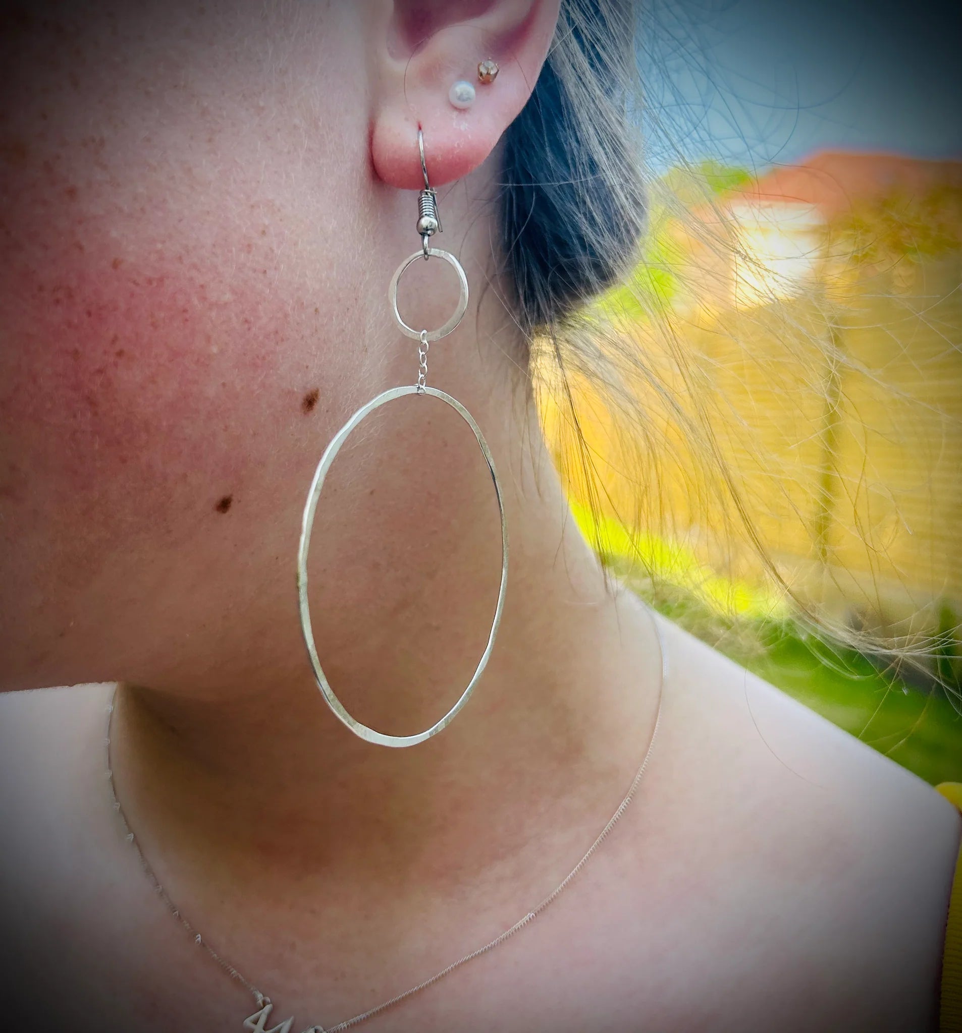 Silver Daisy Jones Earrings - The Nancy Smillie Shop - Art, Jewellery & Designer Gifts Glasgow