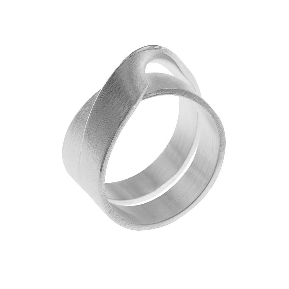 Silver Fold Ring - The Nancy Smillie Shop - Art, Jewellery & Designer Gifts Glasgow