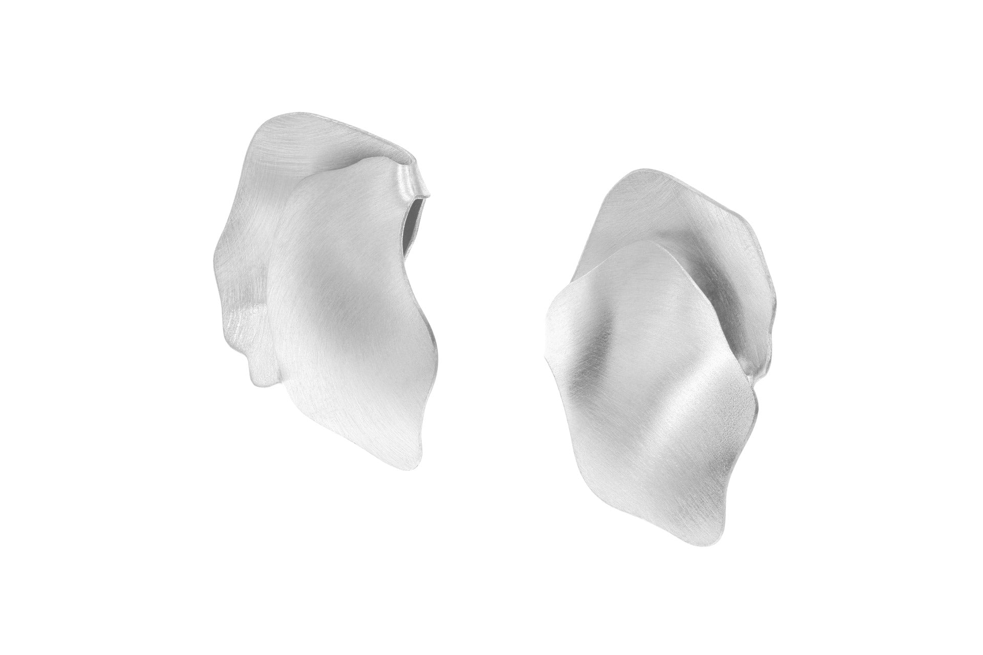 Silver Orchid Earrings - Jewellery - Scotland