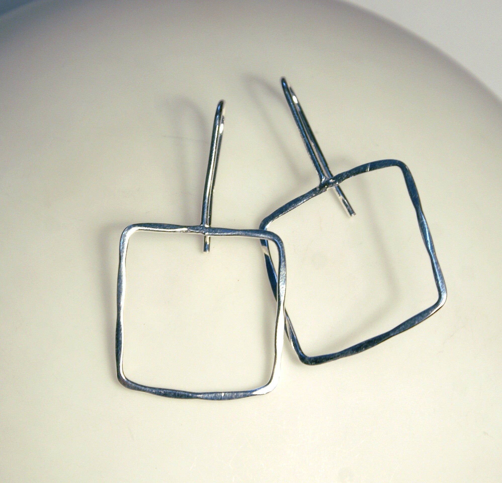Square Outline Earrings - The Nancy Smillie Shop - Art, Jewellery & Designer Gifts Glasgow