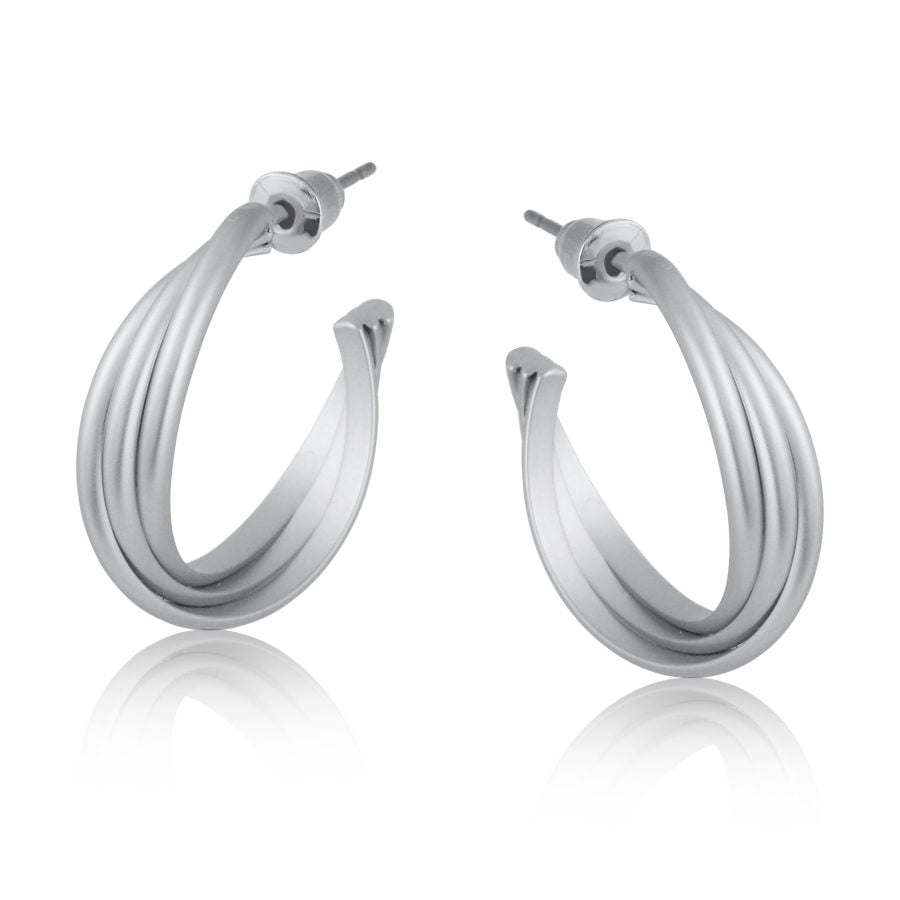 Silver Tamara Organic Earrings - The Nancy Smillie Shop - Art, Jewellery & Designer Gifts Glasgow