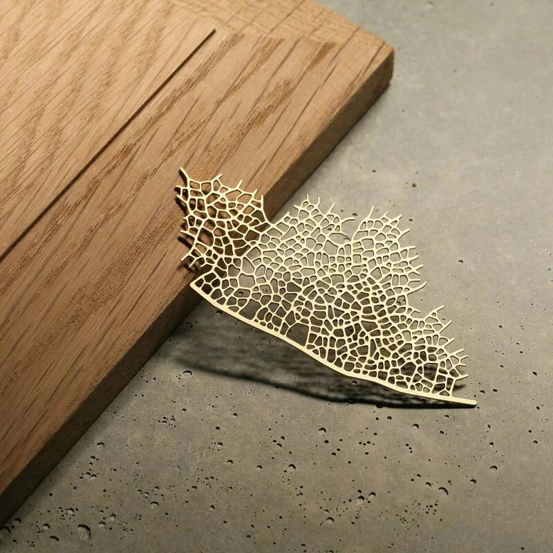 Skeleton Brooch Gold - The Nancy Smillie Shop - Art, Jewellery & Designer Gifts Glasgow