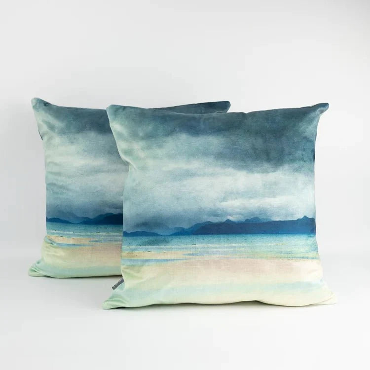 Skye & Raasay Cushion - The Nancy Smillie Shop - Art, Jewellery & Designer Gifts Glasgow