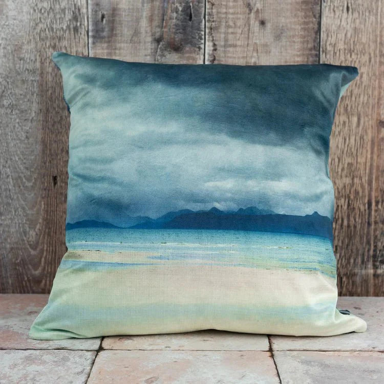Skye & Raasay Cushion - The Nancy Smillie Shop - Art, Jewellery & Designer Gifts Glasgow