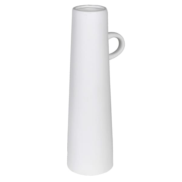 Slim White Vase - The Nancy Smillie Shop - Art, Jewellery & Designer Gifts Glasgow