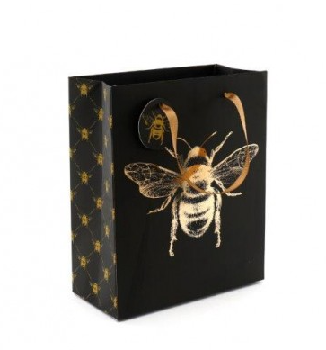 Small Bee Gift Bag - The Nancy Smillie Shop - Art, Jewellery & Designer Gifts Glasgow