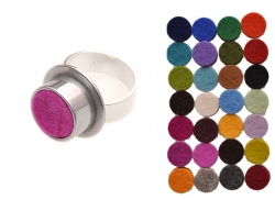 Small Circular Ring with Interchangeable Felt | The Nancy Smillie Shop - Art, Jewellery & Designer Gifts Glasgow Scotland