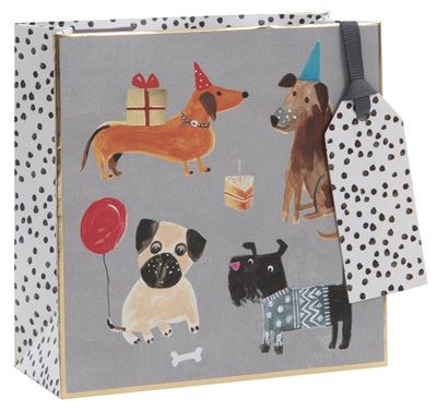 Small Dogs Tails Gift Bag-DISCONTINUED - The Nancy Smillie Shop - Art, Jewellery & Designer Gifts Glasgow