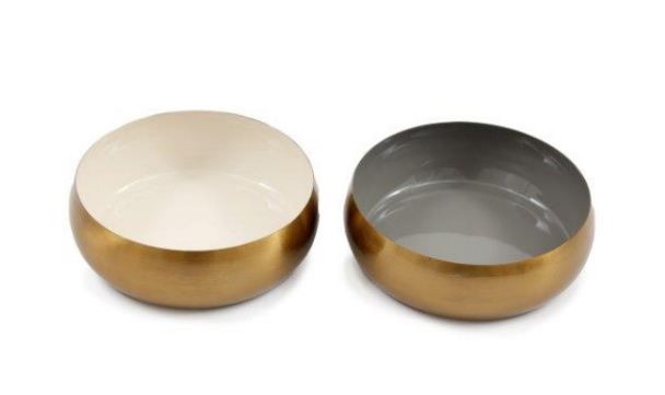 small gold colour bowl - All House & Home - Scotland