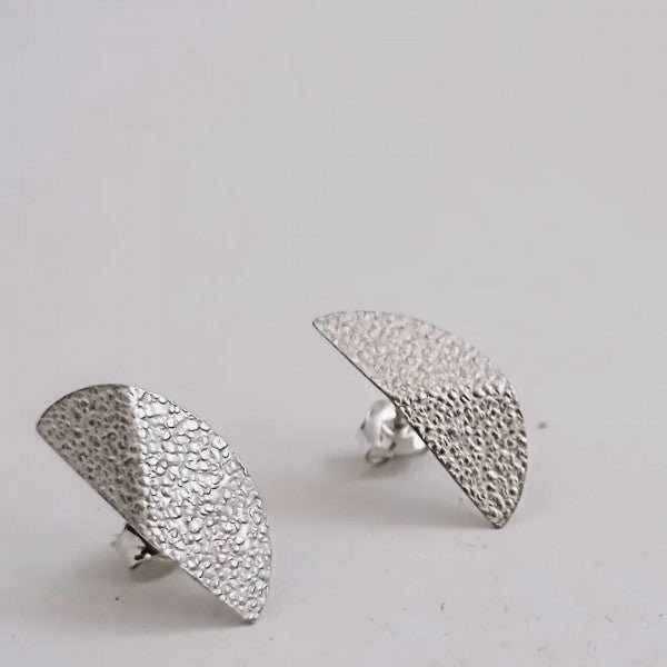 Small Half Disc Studs - The Nancy Smillie Shop - Art, Jewellery & Designer Gifts Glasgow