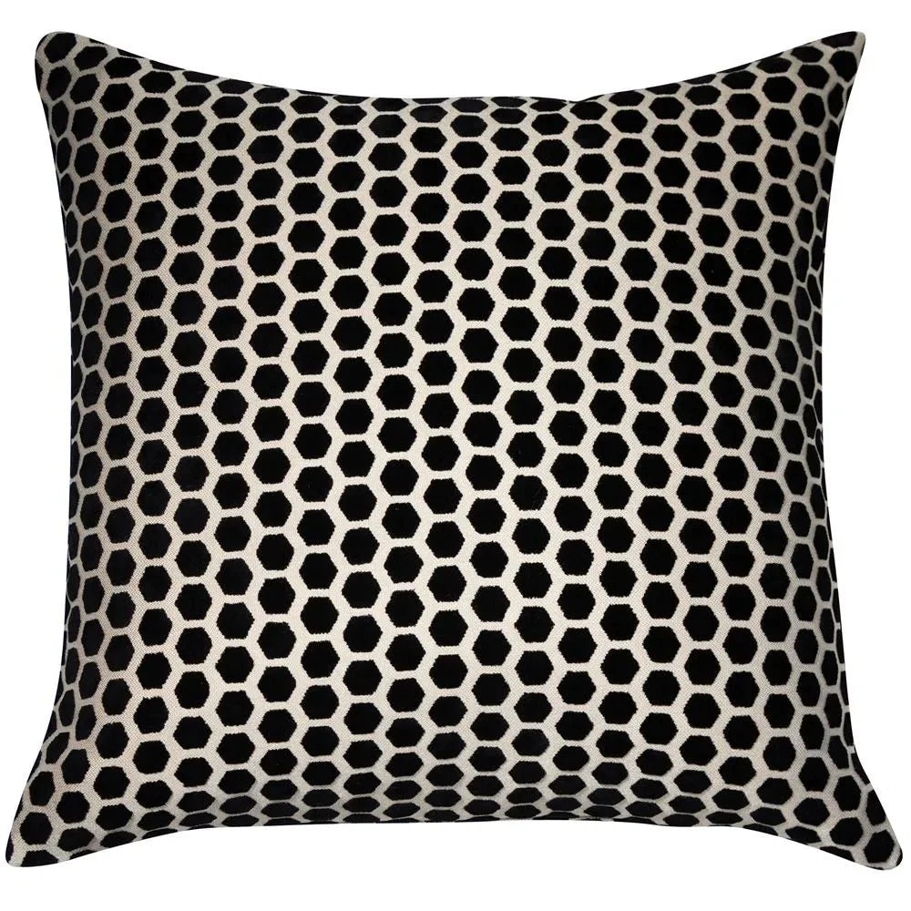 Small Jorvik Black Cushion - The Nancy Smillie Shop - Art, Jewellery & Designer Gifts Glasgow