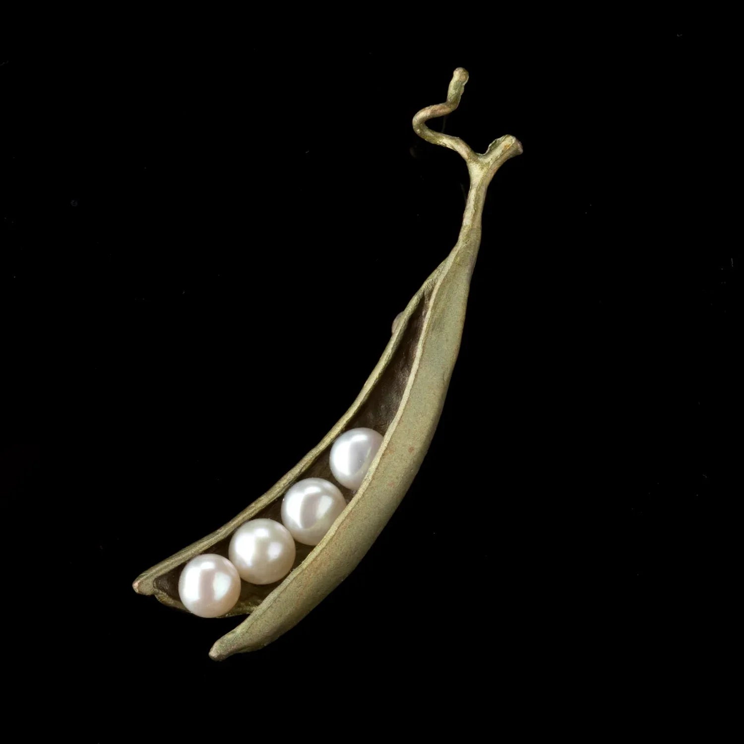 Small Peapod Brooch - The Nancy Smillie Shop - Art, Jewellery & Designer Gifts Glasgow