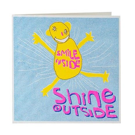 Smile Inside Card - The Nancy Smillie Shop - Art, Jewellery & Designer Gifts Glasgow