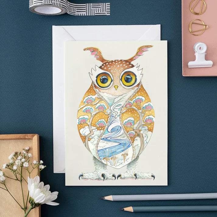 Snow Owl - All our cards! - we can send them for you. - Scotland
