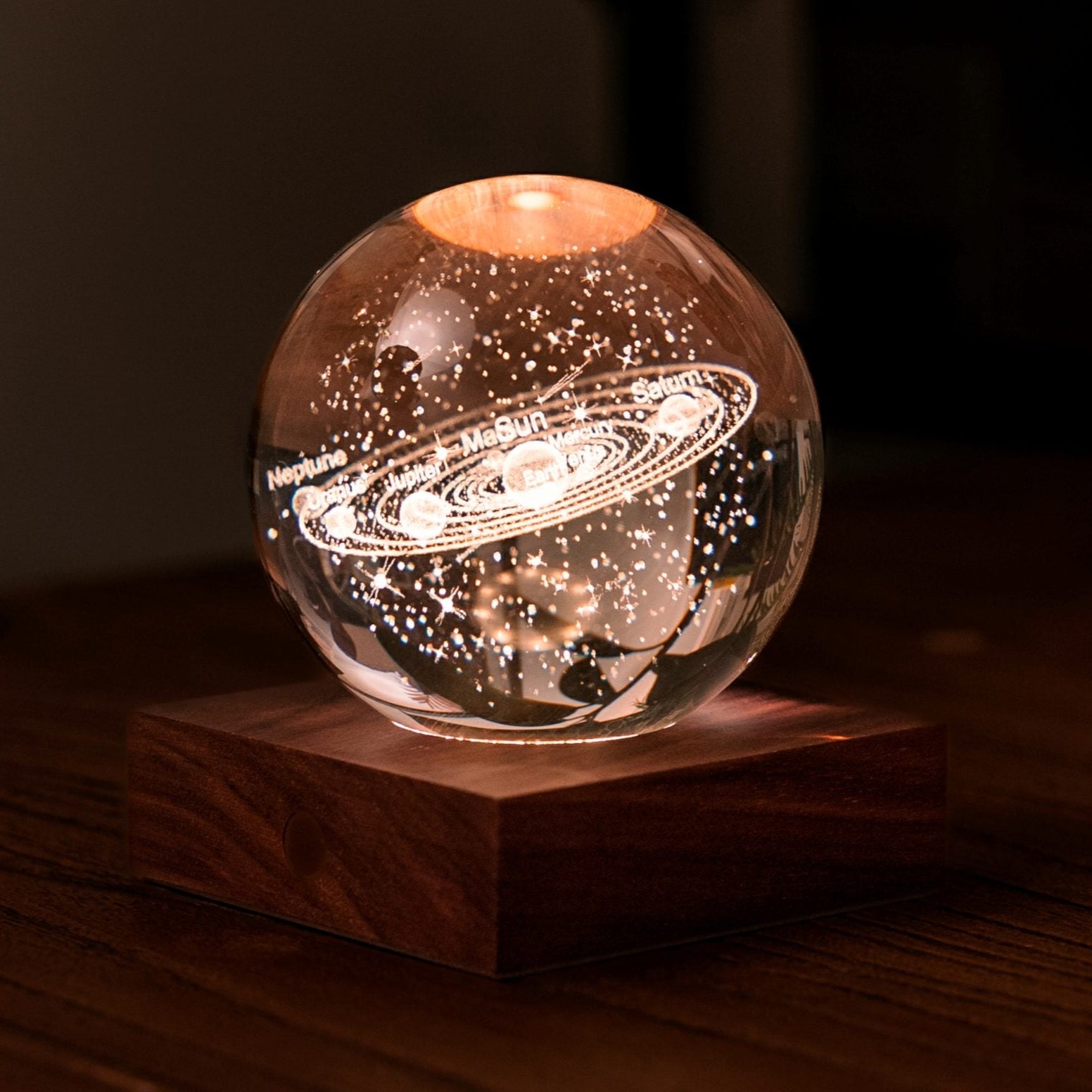 Solar System Amber Crystal Light | The Nancy Smillie Shop - Art, Jewellery & Designer Gifts Glasgow Scotland