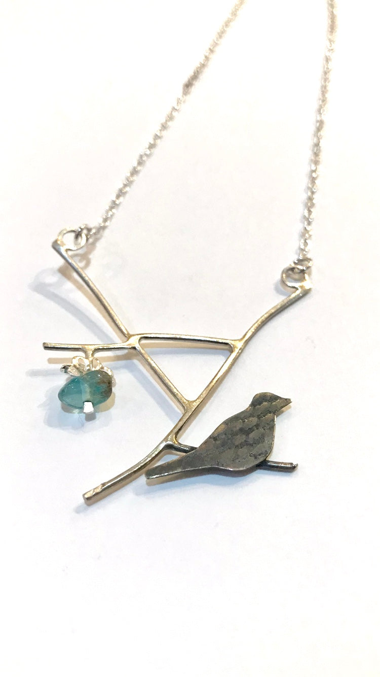 Song Thrush Necklace | The Nancy Smillie Shop - Art, Jewellery & Designer Gifts Glasgow Scotland
