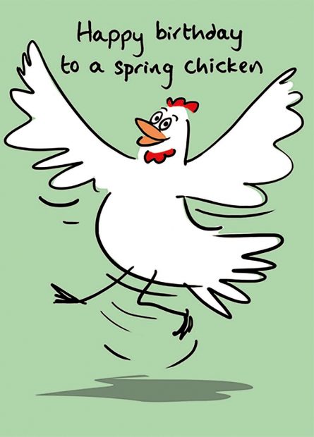 Spring Chicken Card - The Nancy Smillie Shop - Art, Jewellery & Designer Gifts Glasgow