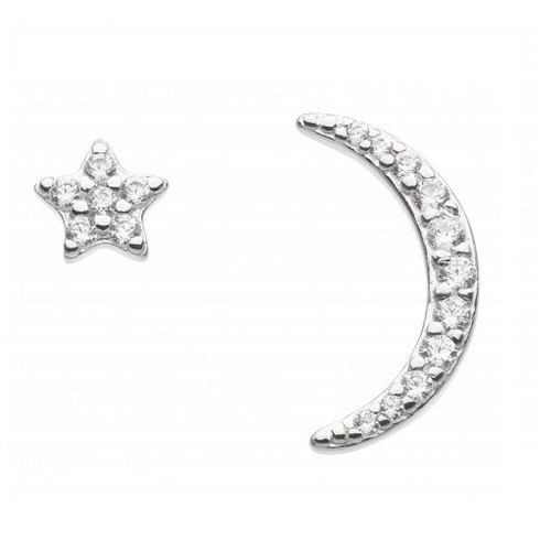 Star And Crescent Studs - The Nancy Smillie Shop - Art, Jewellery & Designer Gifts Glasgow