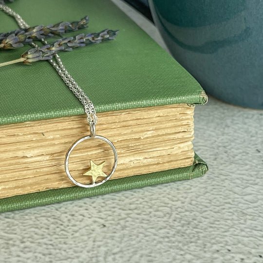 Star Hoop Necklace - The Nancy Smillie Shop - Art, Jewellery & Designer Gifts Glasgow