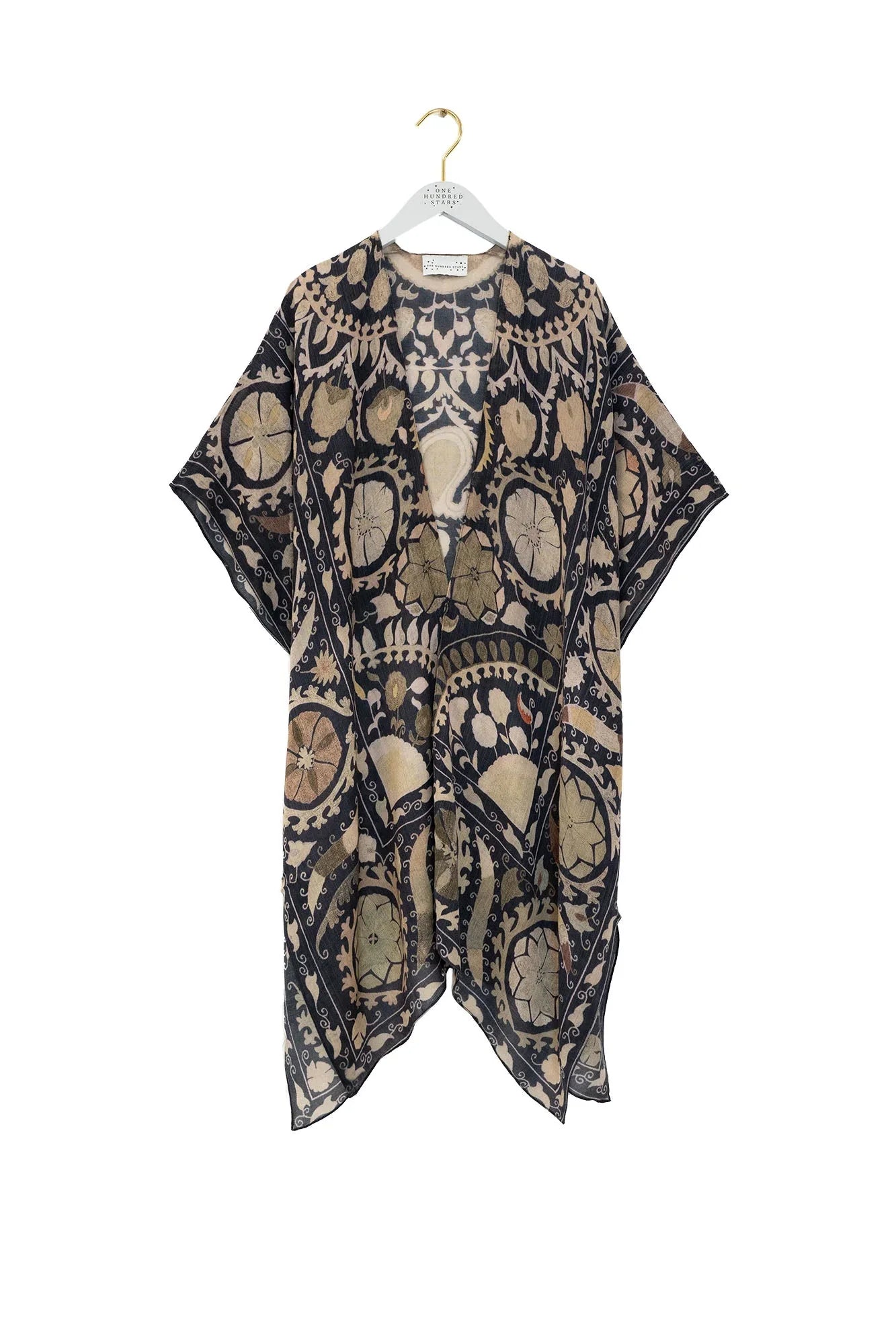 Susani Charcoal Wool Throwover - Clothing - Scotland