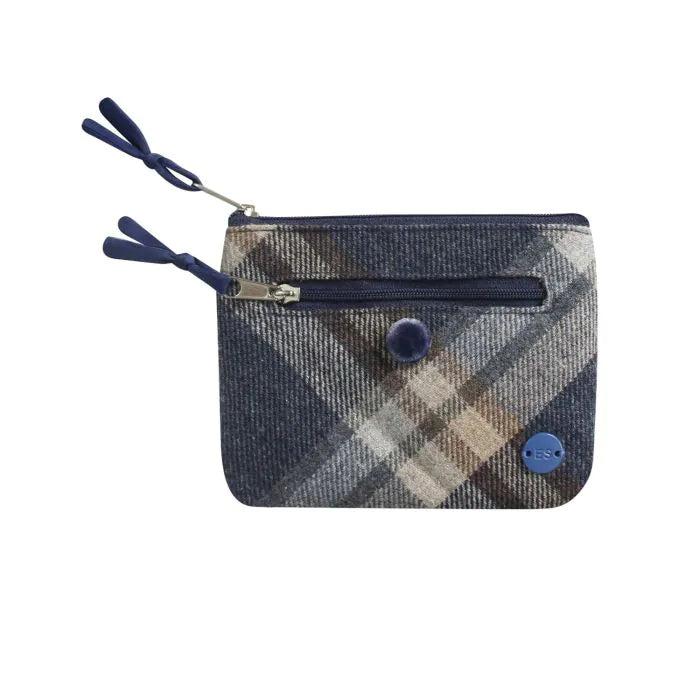 Tantallon Tweed Emily Purse - Reversible Clutch Shoulder Camera - Bags of Bags! - Scotland