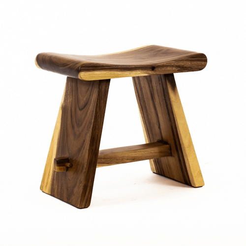 Teak Stool - The Nancy Smillie Shop - Art, Jewellery & Designer Gifts Glasgow