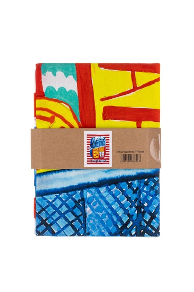 Tin of Sardines T-Towel - Gifts - Scotland