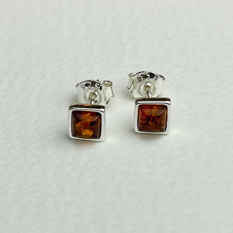 Tiny Square Stud Earrings - The Nancy Smillie Shop - Art, Jewellery & Designer Gifts Glasgow