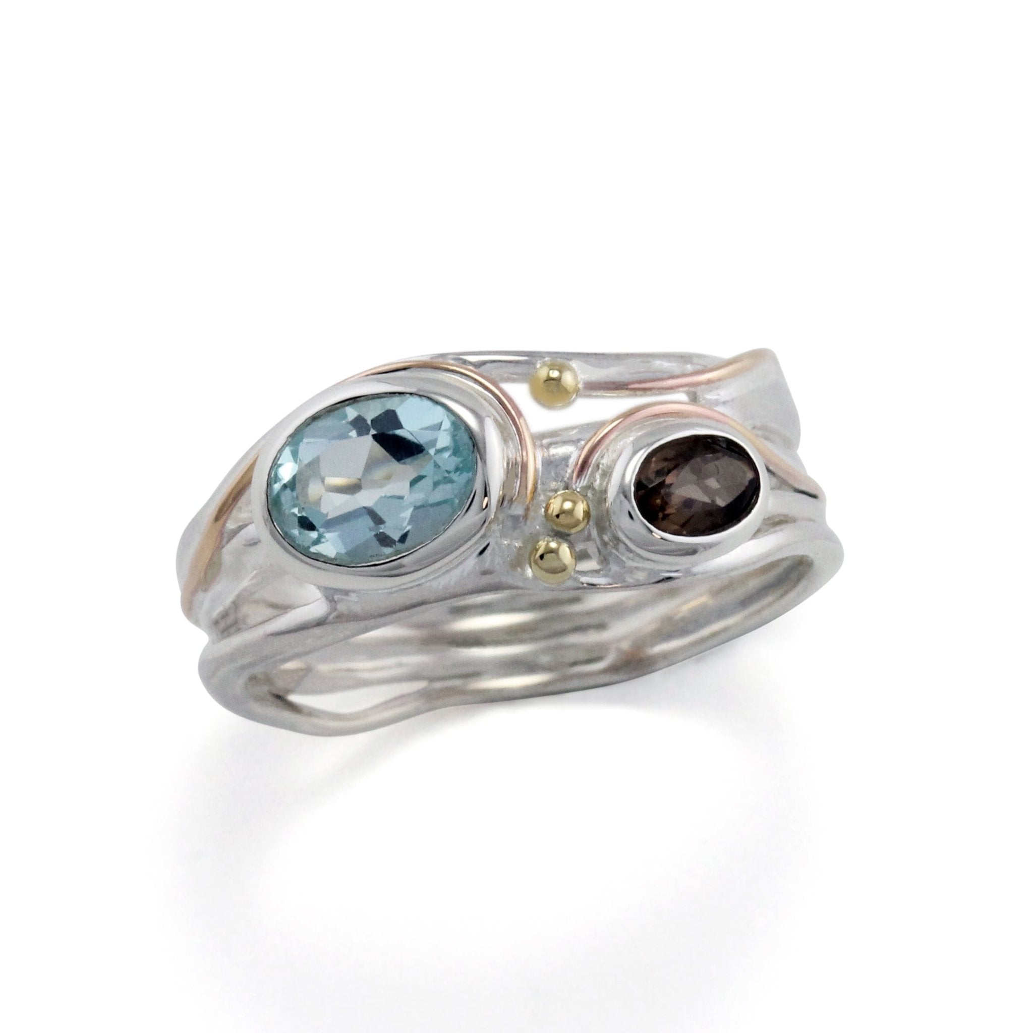 Topaz & Quartz Ring - The Nancy Smillie Shop - Art, Jewellery & Designer Gifts Glasgow