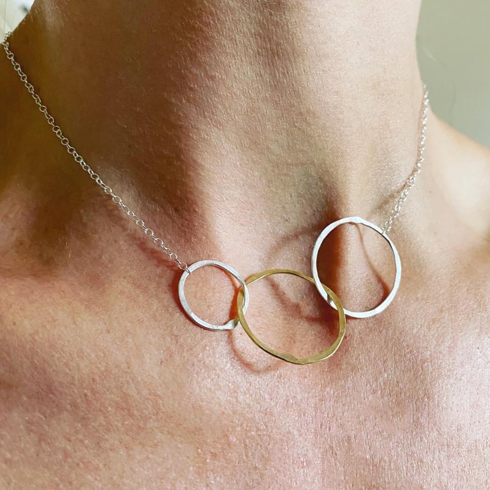 Triple Hoop Nk - The Nancy Smillie Shop - Art, Jewellery & Designer Gifts Glasgow